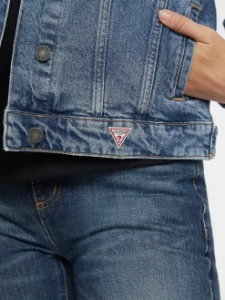 Oversized Trucker Jeansjacke