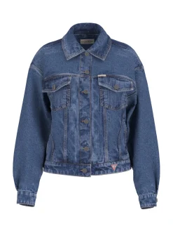 Oversized Trucker Jeansjacke