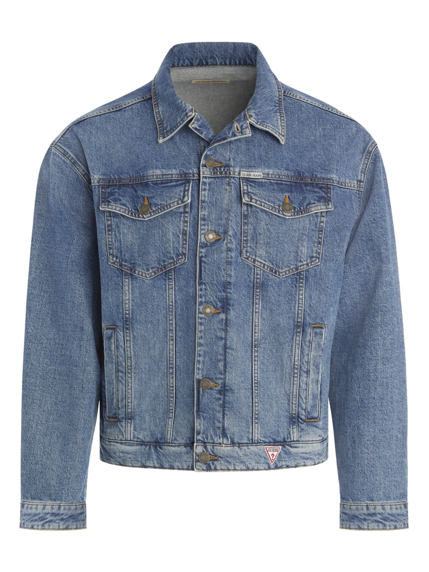 Oversized Trucker Jeansjacke