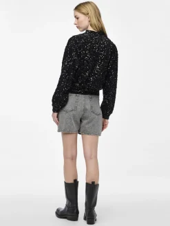 PCKAM Pailletten Bomberjacke
