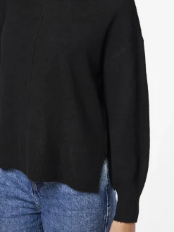 PCMALOU Pullover mit hohem Kragen