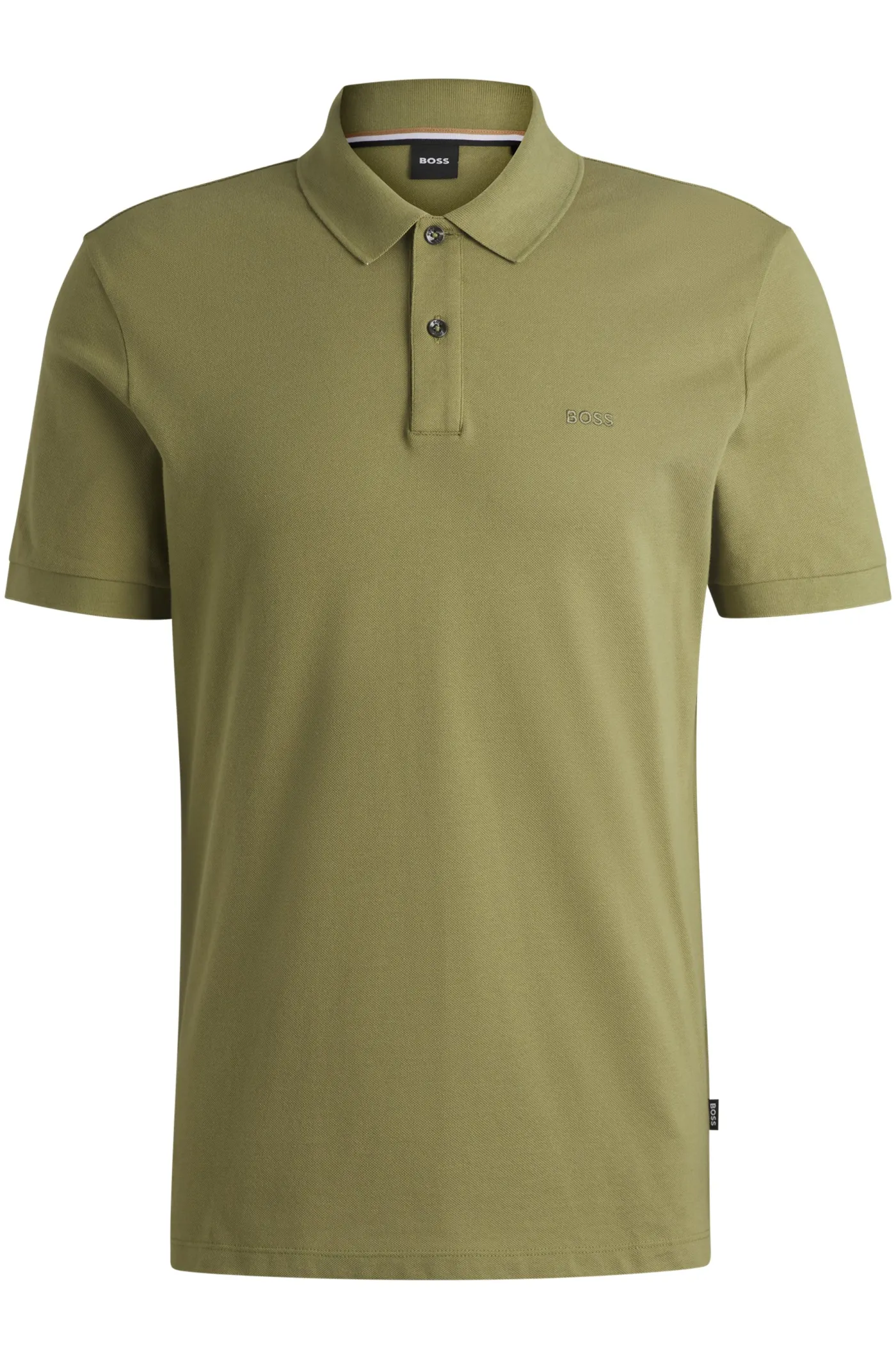 POLOSHIRT AUS BIO-BAUMWOLLE MIT LOGO-STICKEREI