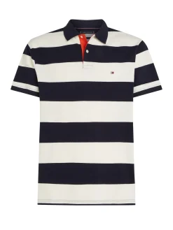 Poloshirt mit Blockstreifen