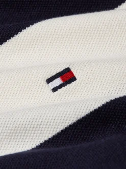 Poloshirt mit Blockstreifen