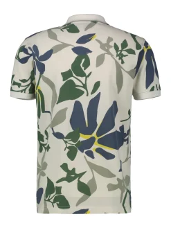 Poloshirt mit floralem Print