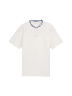 Poloshirt mit Stehkragen