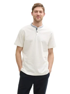 Poloshirt mit Stehkragen