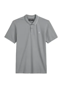 Poloshirt Piqué regular aus Bio-Baumwoll-Mix