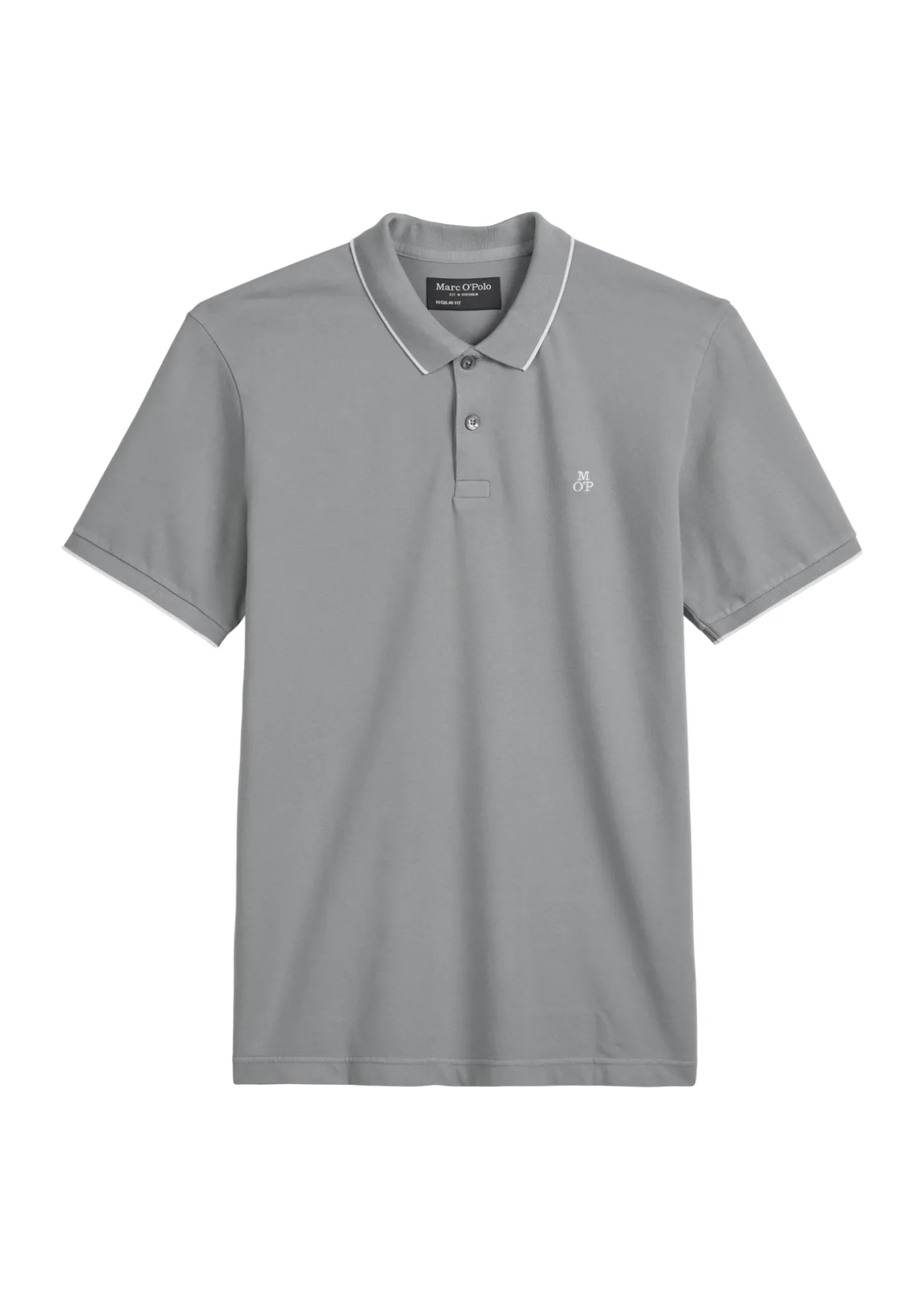 Poloshirt Piqué regular aus Bio-Baumwoll-Mix