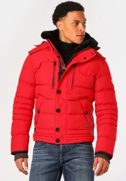 Pufferjacke mit Kapuze