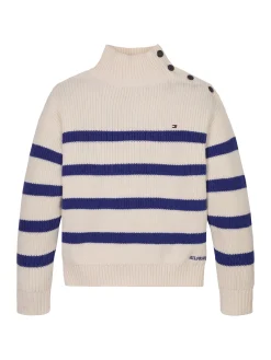 Pullover mit Mock-Rollkragen