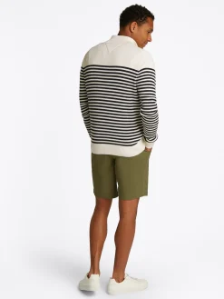 Pullover aus Rippstrick mit Reißverschluss