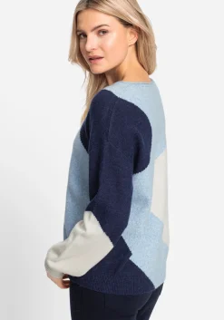Pullover mit großflächigem Muster