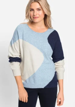 Pullover mit großflächigem Muster