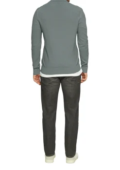 Pullover mit Polokragen