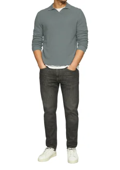 Pullover mit Polokragen