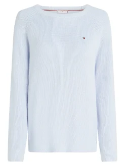 Pullover mit U-Boot-Ausschnitt