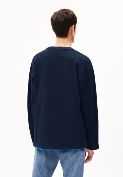 Pullover Relaxed Fit aus Bio-Baumwolle JOSUAA WAFFLE