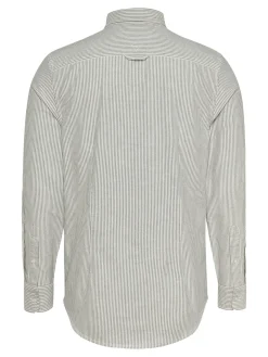 Regular Fit gestreiftes Popeline-Hemd