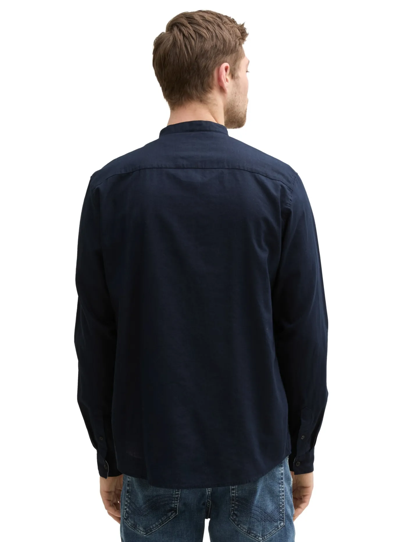 Regular Fit Hemd mit Leinenanteil
