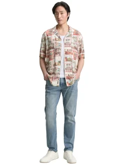 Regular Fit Kurzarmhemd im Hawaii-Look