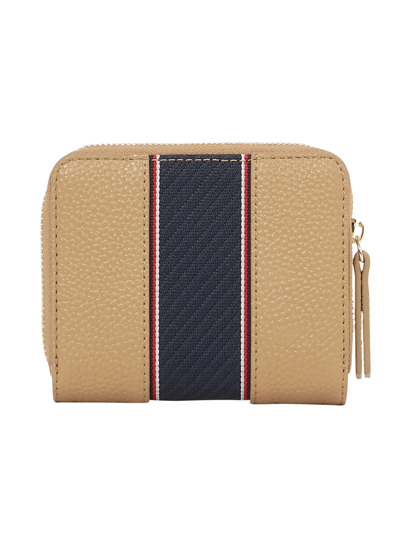 Reißverschluss-Brieftasche mit TH-Monogramm