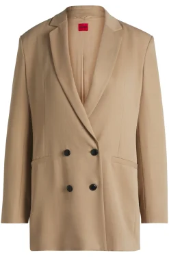 Relaxed-Fit Blazer mit zweireihiger Knopfleiste
