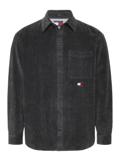 Relaxed Fit Cord-Hemd