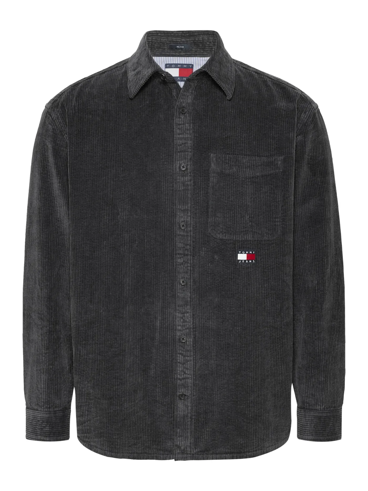 Relaxed Fit Cord-Hemd