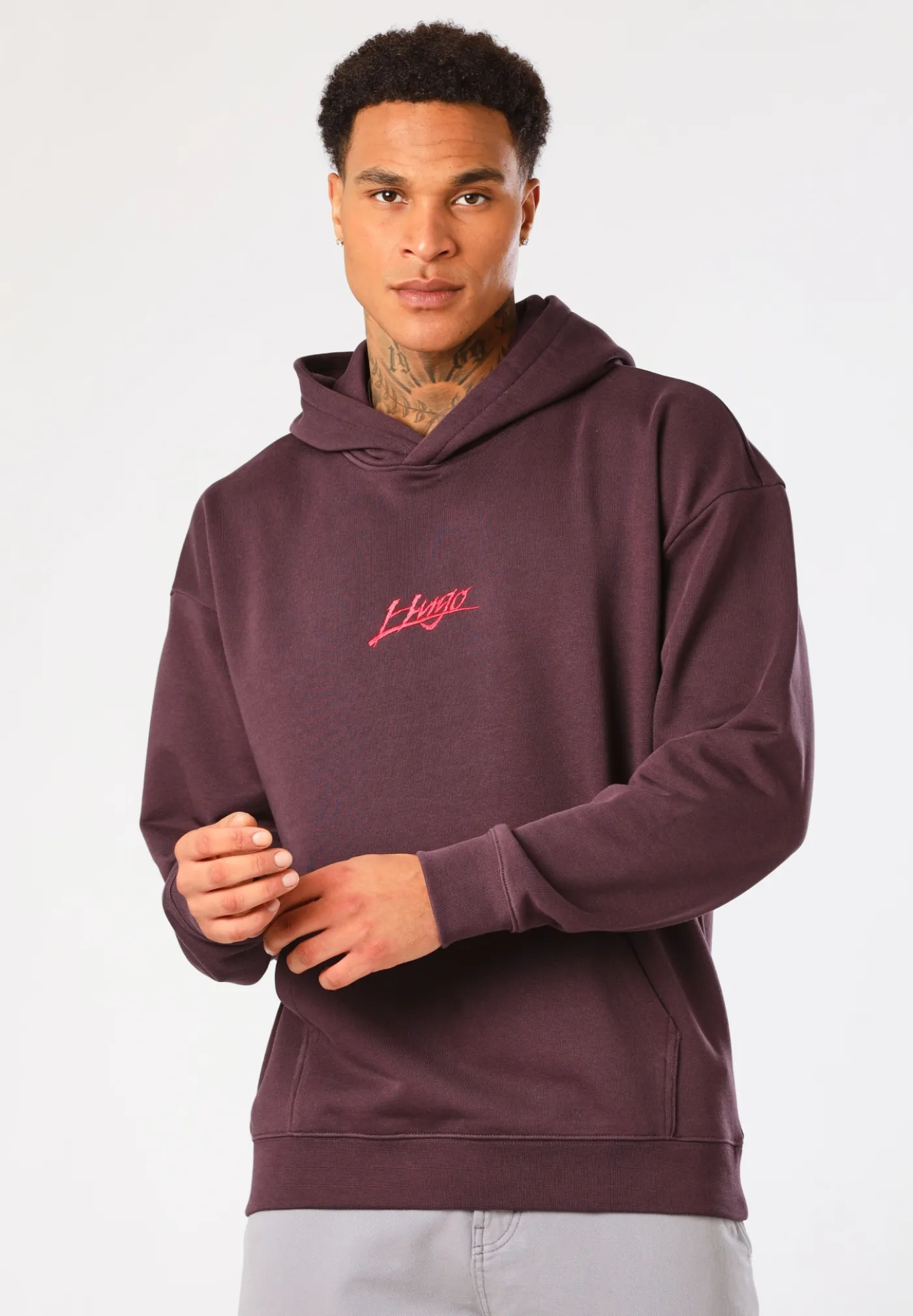 Relaxed-Fit Hoodie aus Baumwoll-Terry mit Logo-Prints