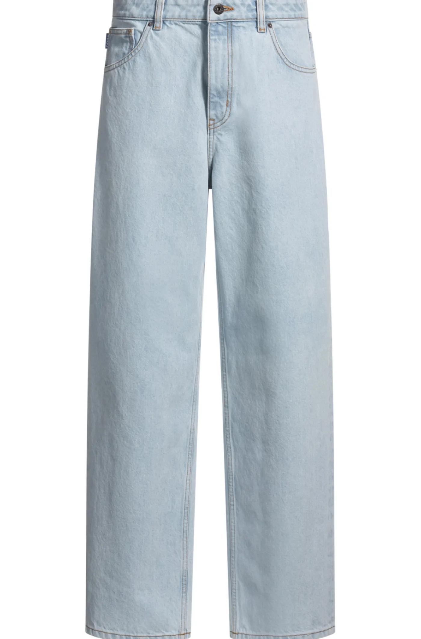 Relaxed-Fit Jeans aus blauem Denim