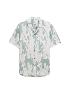 Relaxed Fit Kurzarmhemd im Hawaii-Look