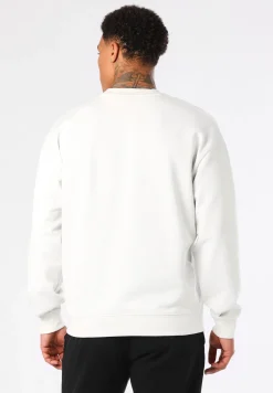 Relaxed-Fit Sweatshirt aus Baumwoll-Terry mit Doppel-Logo