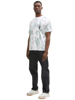 Relaxed Fit T-Shirt mit Allover-Print