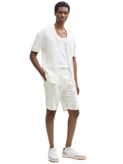 Relaxed gestreifte Strand Shorts