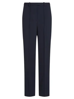 Relaxed Straight Leg Fit Hose mit Nahtdetails