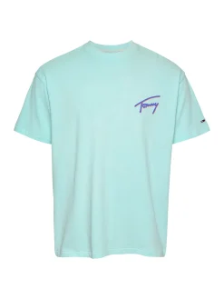 Relaxed T-Shirt mit Grafik und Rückenlogo