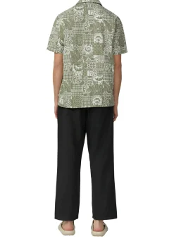 Resort Fit: Baumwollhemd mit All-over-Print