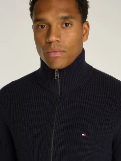 Ripp Strickjacke