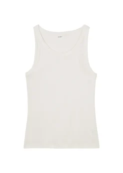 RIPP-TOP AUS WEICHEM BIO-BAUMWOLLE-STRETCH