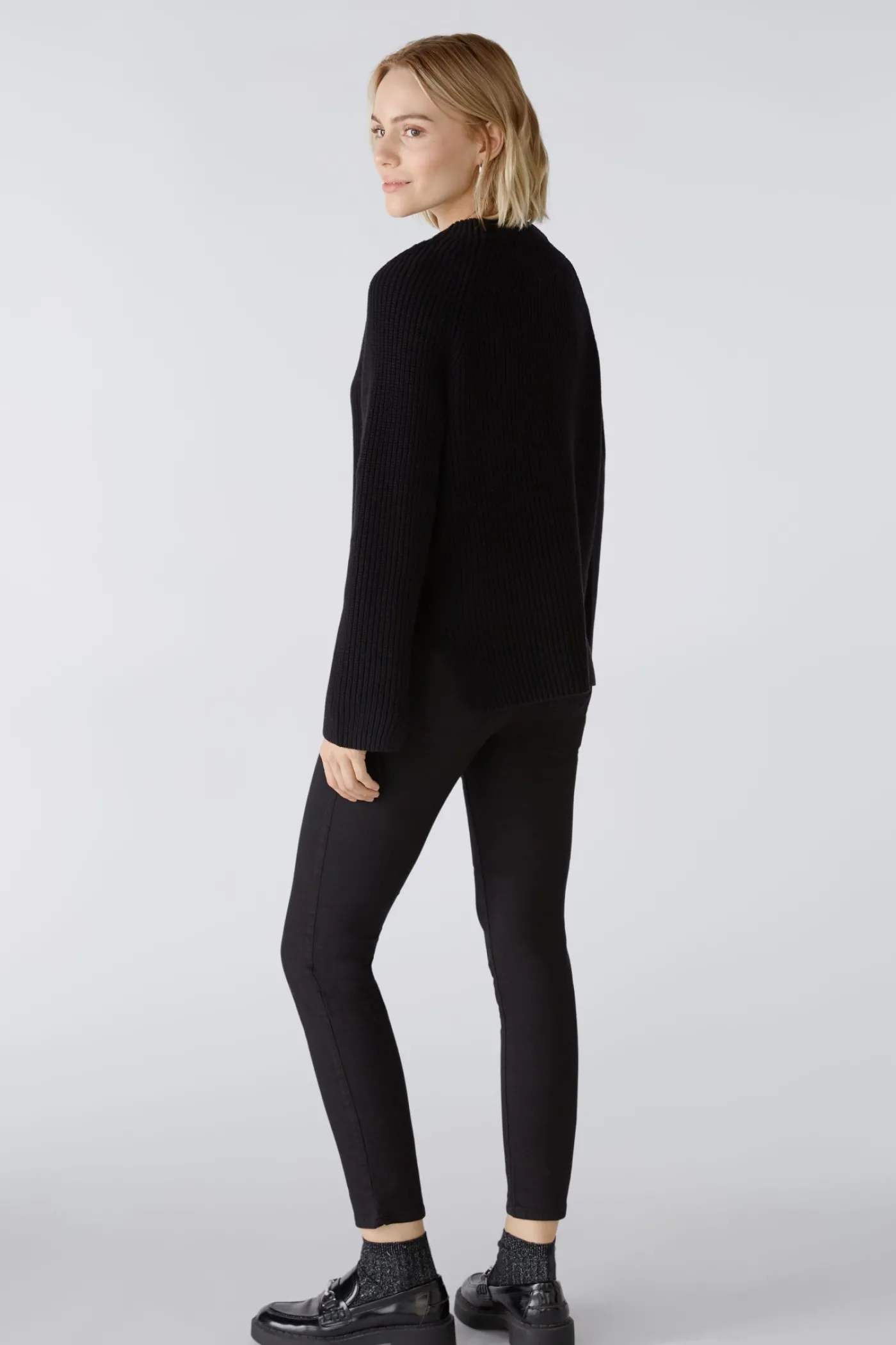 RUBI Pullover mit Reißverschluss, in reiner Baumwolle