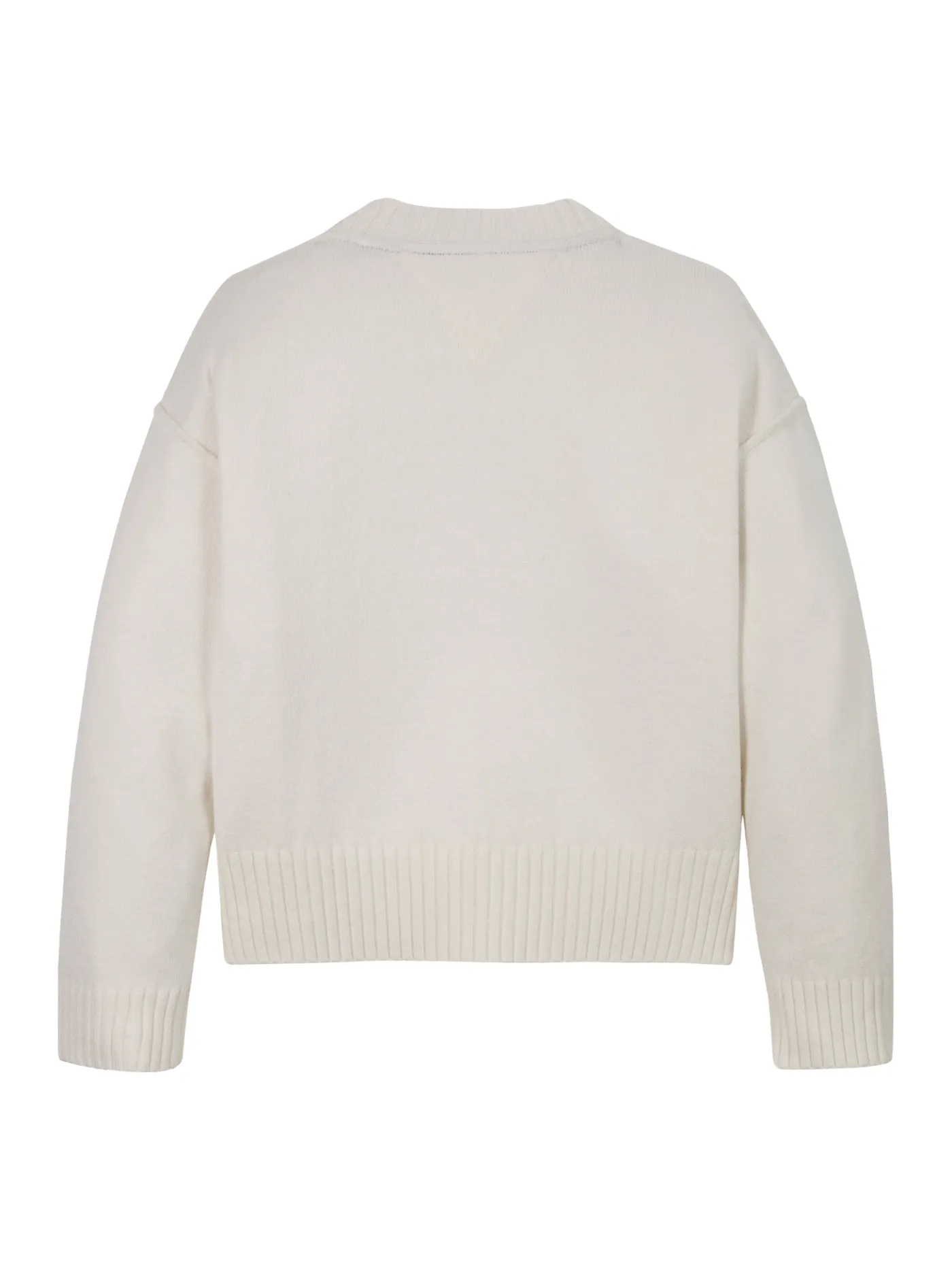 Rundhals-Pullover mit Logo
