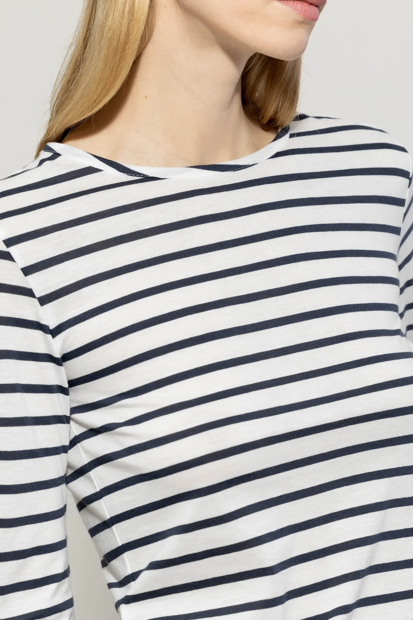Rundhalsshirt mit Ringeln