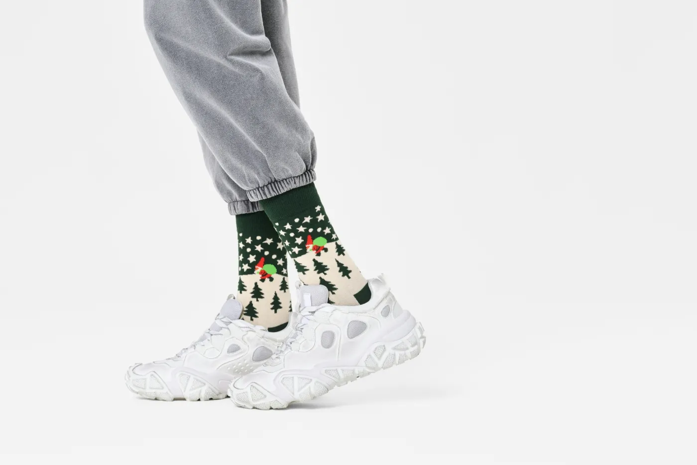 Santa On The Way Sock