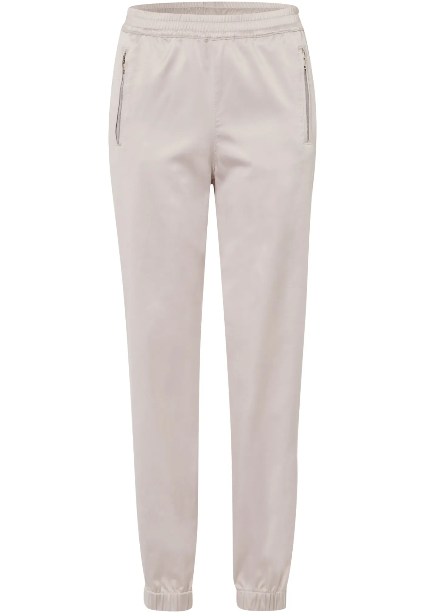 Satinhose im Joggingstil