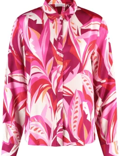 Satinierte Bluse