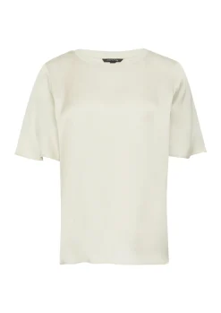 Satiniertes Blusenshirt im Relaxed Fit