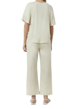 Satiniertes Blusenshirt im Relaxed Fit