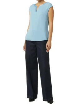 Satinkanten Bluse