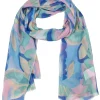 Schal mit floralem Print